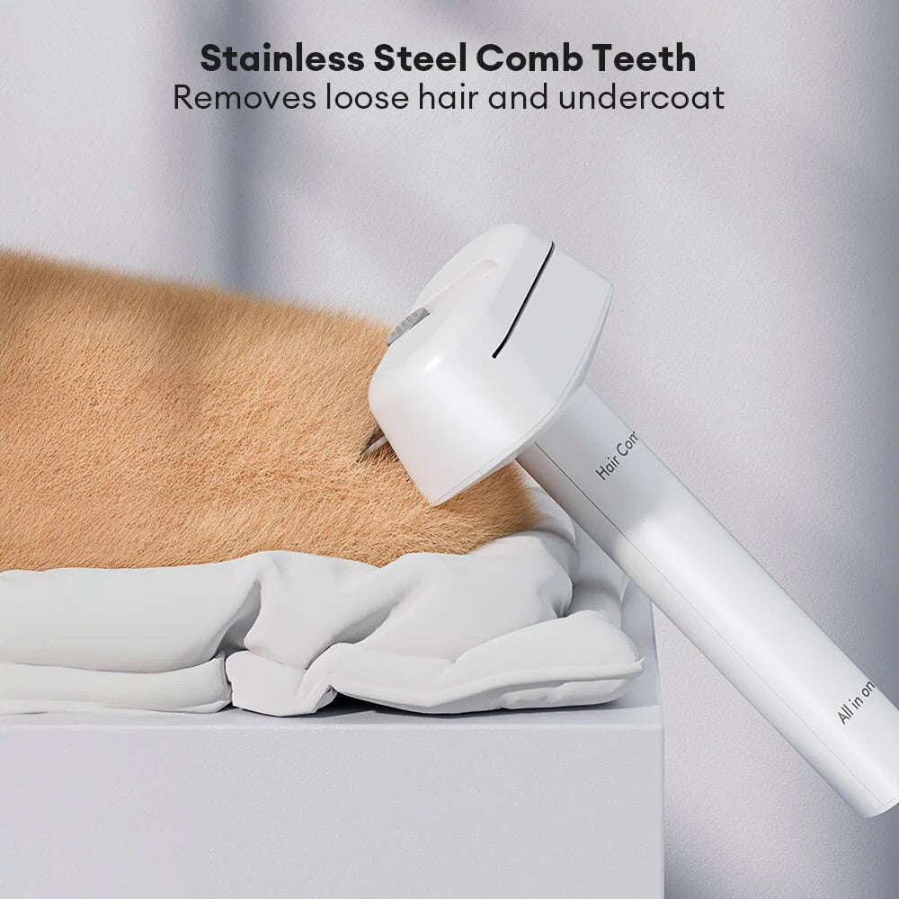 GroomMate™ - 3-in-1 Pet Hair Remover & Massage Tool